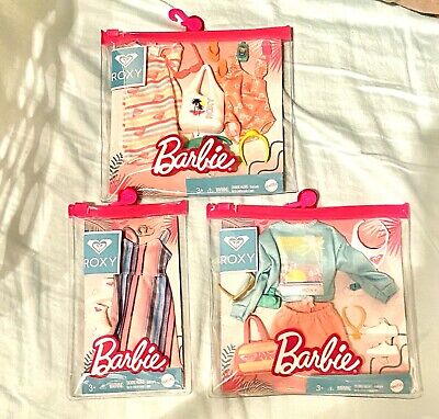 Barbie Doll + Roxy Packs All 3 New In Package 2021 eBay