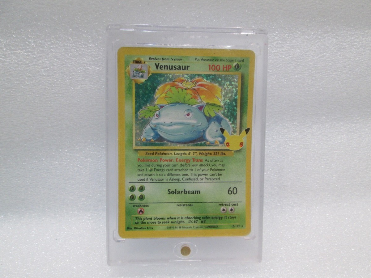 Venusaur 15/102 Celebrations 25th Anniversary NM Holo Foil Rare