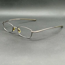 Nike 6005 200 Titanium Eyeglasses Frame Light Brown 52-18-150 Used