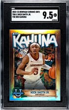 2022-23 Bowman Chrome U Nick Smith Jr. The Big Kahuna RC SGC 9.5 Mint+ Case Hit