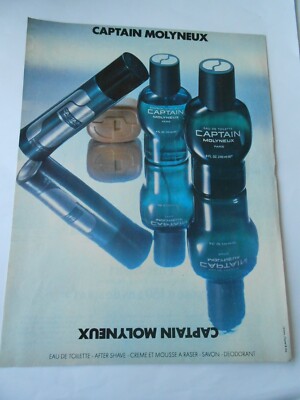 Werbung Reklame 1979 Captain Molyneux After Shave