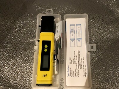 pH Meter Wassertester Messgerät für Aquarien und Pools
