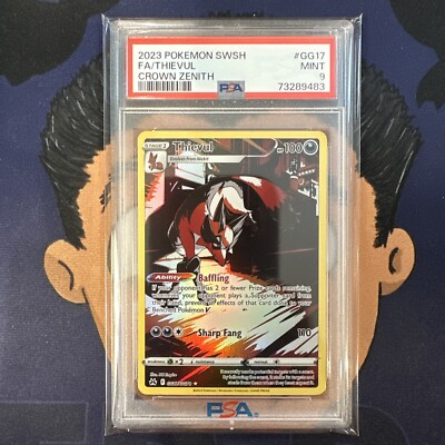 PSA10.9他 PSA 9 MINT 2023 Pokemon Crown Zenith THIEVUL GG17 Full Art | eBay