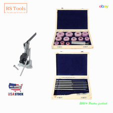 Valve Seat Grinding Stones 12 Pcs With Stone Dresser 6 Pcs Pilots Holder