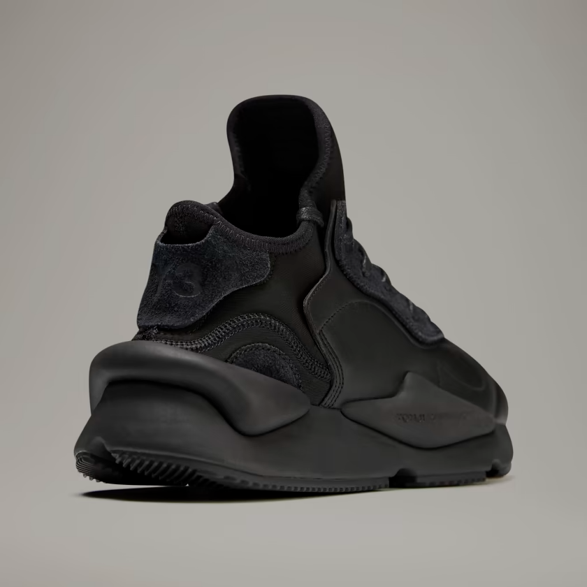 Adidas Y-3 Kaiwa Yohji Yamamoto Triple Black Leather Men's Shoes
