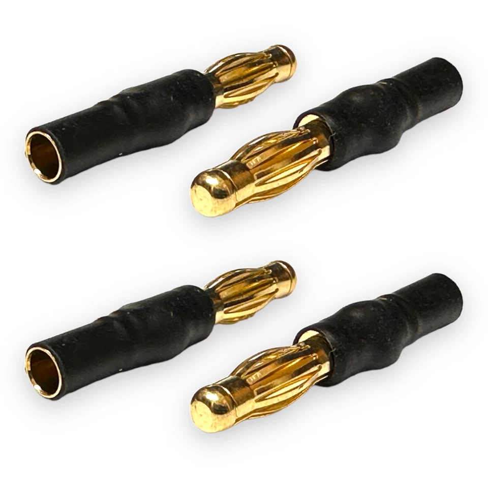 ✅ 1x Adaptador 4.0mm 4mm Macho a 3.5mm Hembra 60A Enchufe Oro ✅ - Imagen 4 de 4