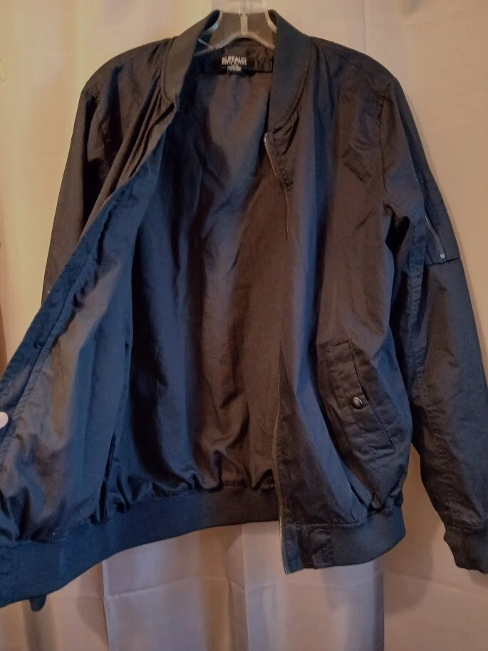 Chaqueta cortavientos BUFFALO by DAVID BITTON azul marino piloto para mujer M cremallera completa Foto 4 de 4