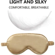 Pure Silk Sleep Eye Mask, GOLD