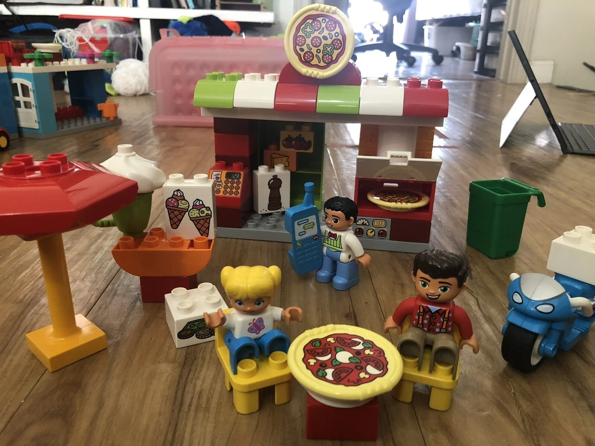 Retired 2017 LEGO Duplo 10834 My Town Pizzeria 100 Complete With