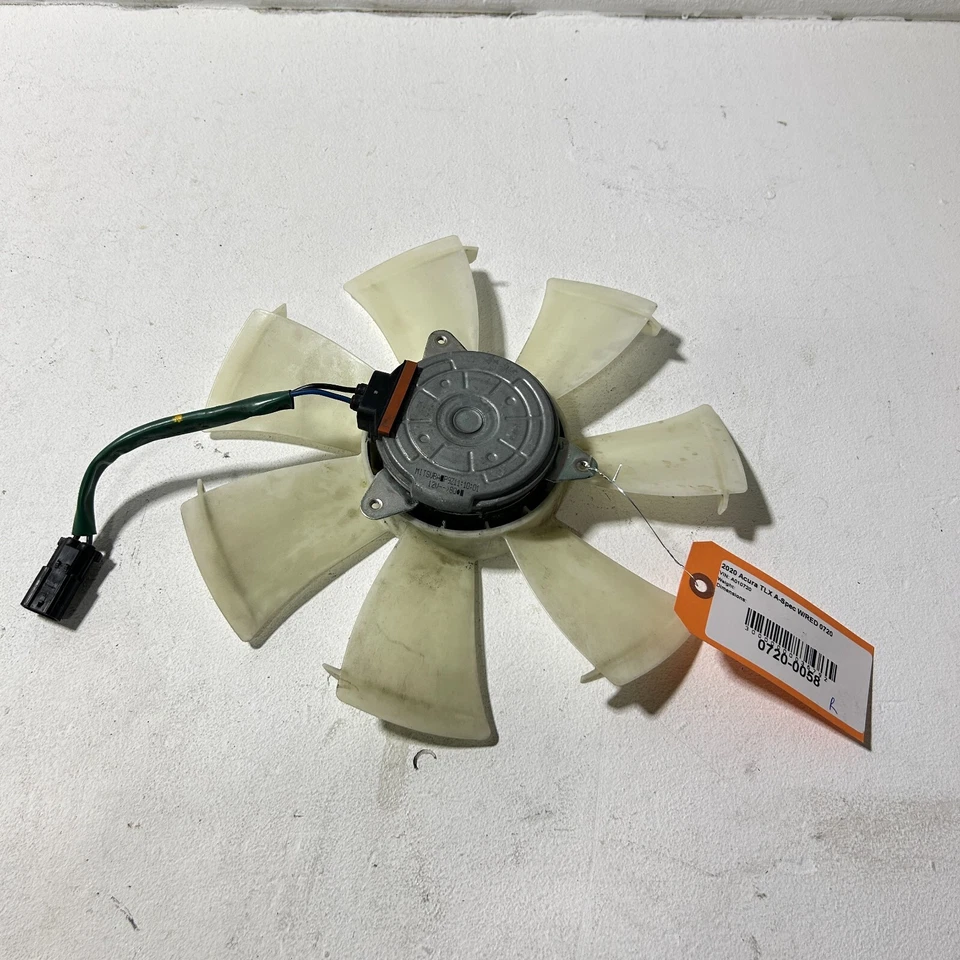 Motor y ventilador de refrigeración del lado derecho del radiador ACURA TLX 2,4 L 2015-2020 OEM Foto 3 de 4
