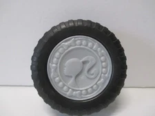 2012 MATTEL BARBIE DOLL BEACH JEEP CRUISER REPLACEMENT TIRE WHEEL #2 BIN L