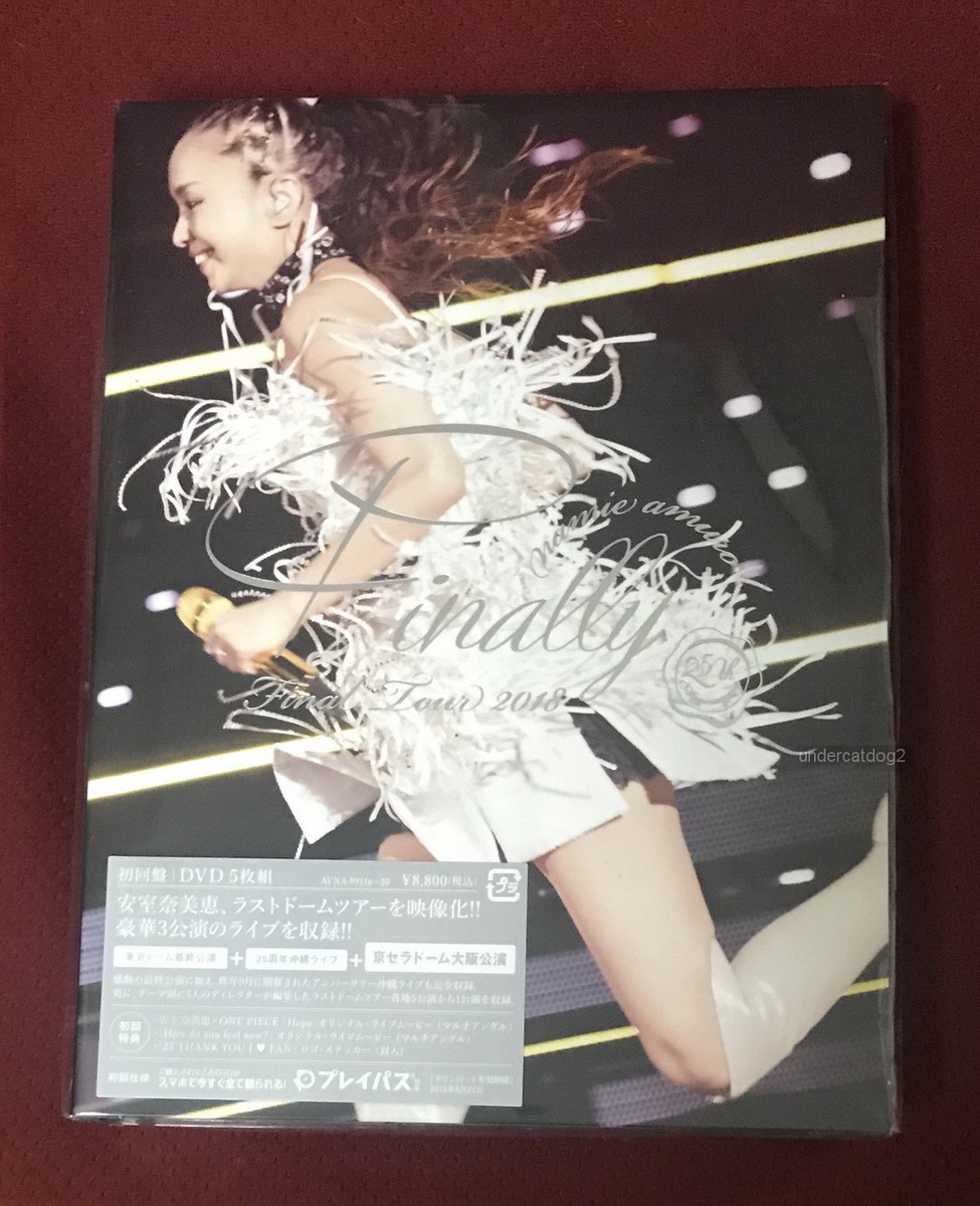 安室奈美恵 Final Tour 2018 Finally DVD namie amuro Final Tour 2018 Finally Japan Ltd 5 DVD (2