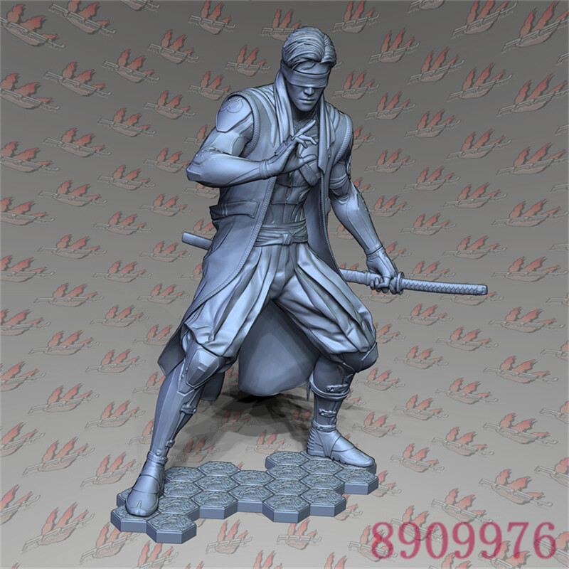 Kenshi Mortal Kombat 3D Printing Figure Unpainted Model GK Blank