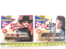 ROAD CHAMPS COUNTRY TOUR EAGLE COACH BUS (2)  HANK  WILLIAMS Jr,  MARTY STUART