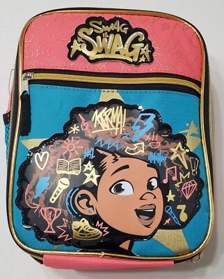 Netflix 2022 Karma s World Swag is Swag Soft Case Lunch Box Kid's Lunch Bag New!