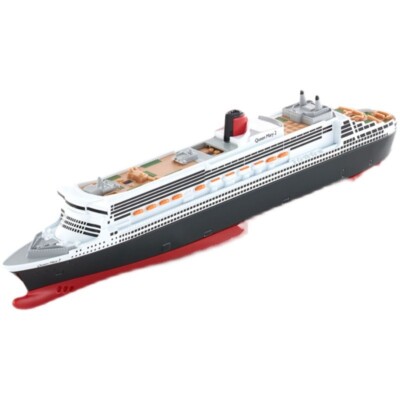 1:1400 Queen Mary 2 Metal Diecast Model Ships Kid Collection Gifts Ship Model