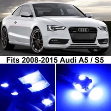 14 x Premium Blue LED Lights Interior Package Upgrade for Audi A5