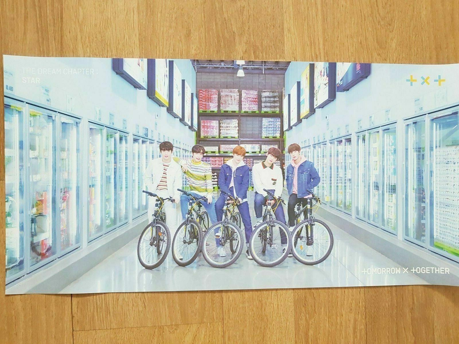 K-pop TXT 1st álbum "El sueño capítulo: Star" cartel oficial/detrás de la escena hermano
