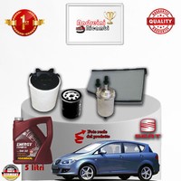 Wartungsset Filter + ÖL Seat Toledo Iii 1.6 75KW 102PS Von 2005 Bis 2009