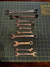 Lot of 10 Vintage Misc Wrenches For Work Or Steam-Punk Art Project-  Rustic
