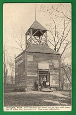 US MASSACHUSETTS - LEXINGTON, FROM THIS BELFRY PAUL REVERE RANG PC USED 178