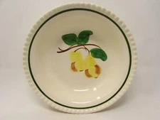 BRP116 by Blue Ridge Southern Pottery Vegetable Bowl Candlewick Pears Green Band