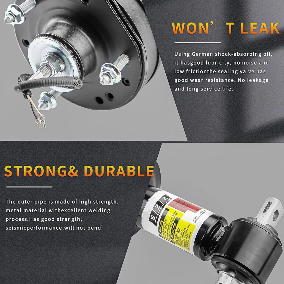 FRONT Strut Assy + REAR shock Absorber for 2015-20 Escalade Suburban Tahoe Yukon - Image 4 of 4