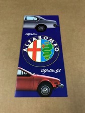 Vintage 1976 Alfa Romeo Fold Out Pamphlet dealership salesman catalog