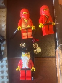 Lego 3052 Ninja's Fire Fortress Ninja Near Complete