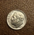 1964-D ROOSEVELT DIME Coin  condition VERY GOOD (see photos) #2