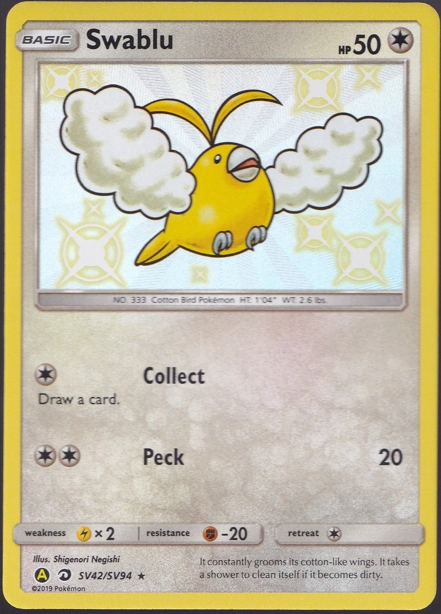 Swablu In Pokémon Individual Trading Cards for sale | eBay