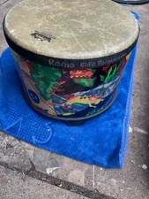 Remo Kids Percussion 10 X 8 Inch Floor Drum  Rainforest