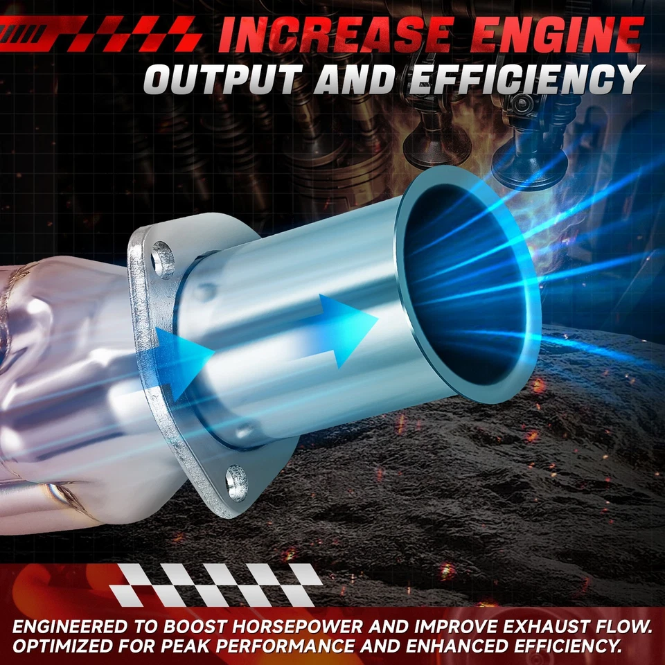 4-1 Cabezales de tubo largo y colector reductor para Toyota Corolla 1.8L 74-82 Foto 3 de 4