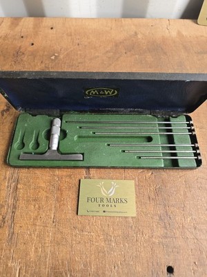 Moore und Wright 0-6'' Tiefenmessschraube technische Werkzeuge