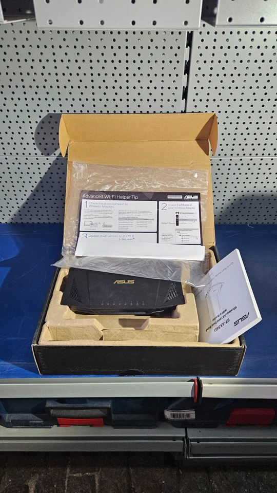 ASUS RT-AX56U AX1800 Dual-Band WiFi 6 Router – Schwarz – Ungetestet – Ohne Zubeh - Bild 3 von 4