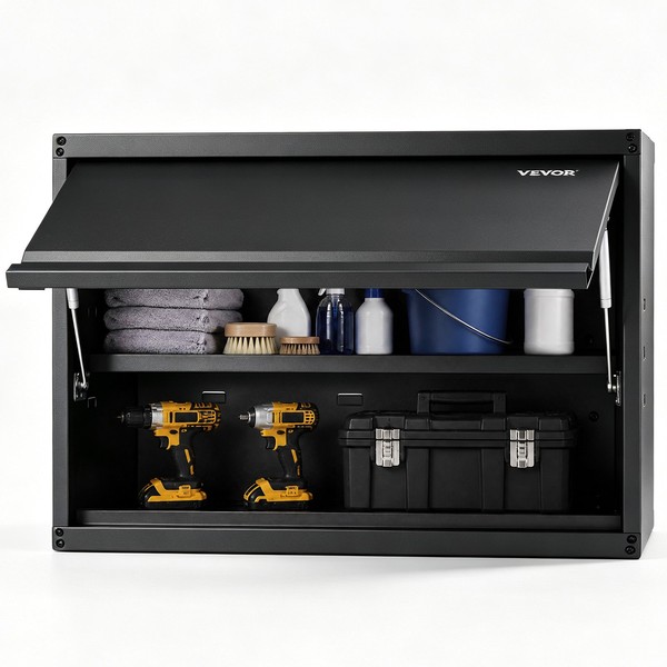 Vevor Wandschrank HäNgeschrank Werkstattschrank Werkzeugschrank 77X31,8X50Cm-image