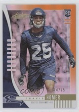 2019 Panini Absolute Rookie Orange Spectrum 14/75 Travis Homer #187 9s2
