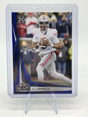 2023 Leaf Draft - V2 C.J. Stroud #B2-8 Blue (RC)