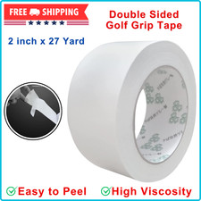 2inch X27Yard Double Sided Golf Grip Tape, Grip Strip Tape Roll For Clubs Wood