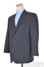 BROOKS BROTHERS Madison Gray Plaid Check Wool Blazer Sport Coat Jacket - 42 R