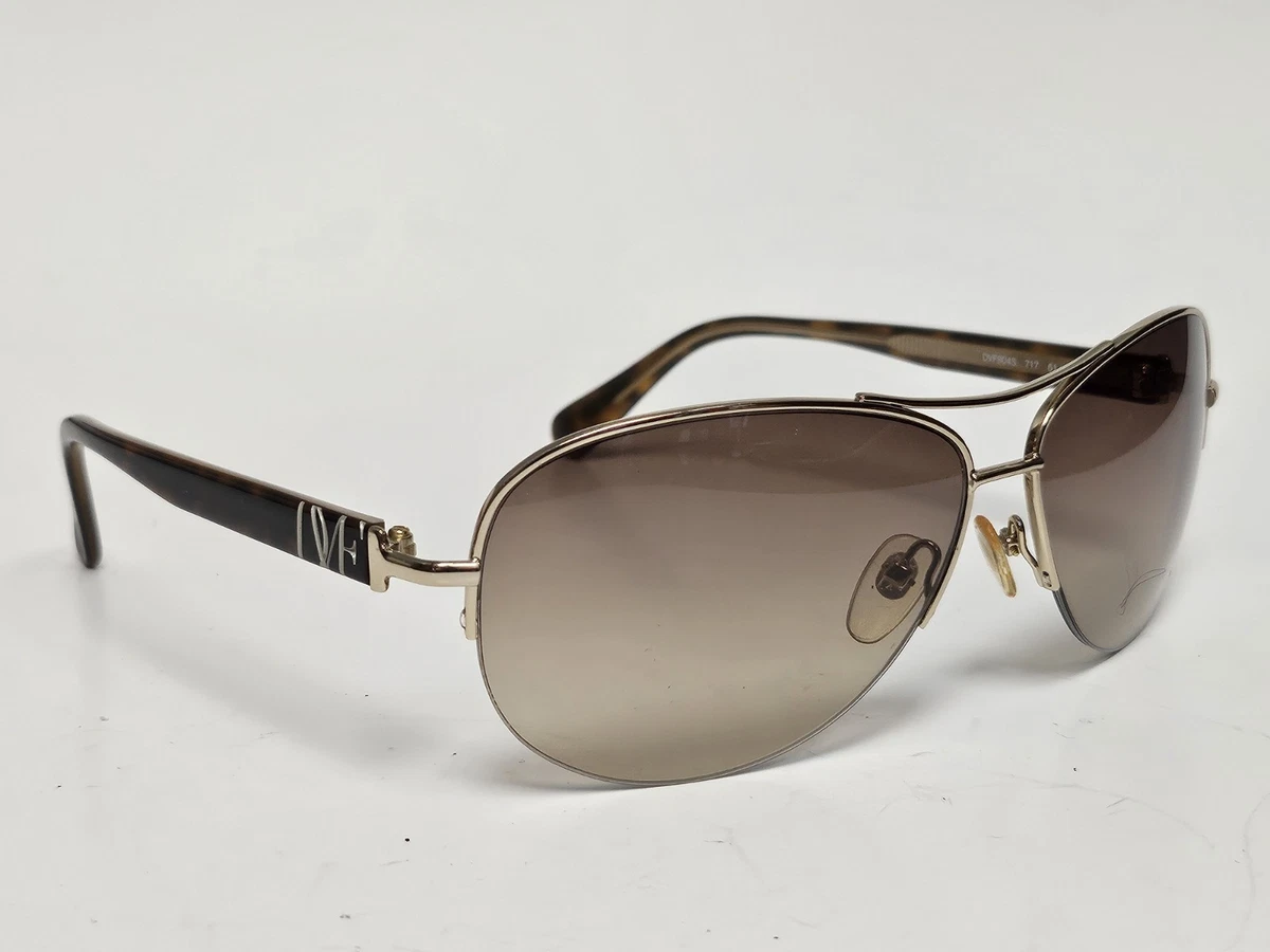 Diane von Furstenberg Brown Sunglasses for Women for sale | eBay display picture 2