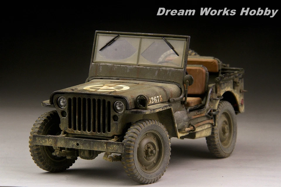 Award Winner Re-Built Re-Paint Large 1/18 Diecast US Army Jeep Willys MB 1/4T - Image 2 of 4