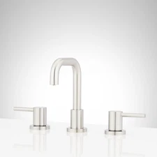 Signature Hardware 483890 Lexia 1.2 GPM Widespread Bathroom Faucet, Brushed