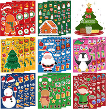 Christmas Stickers - Stocking Stuffers for Kids - DIY Christmas Crafts for Kids