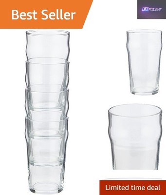 20oz Dishwasher Safe Nonic Pint Glasses - Set of 4 for Classic Entertainment