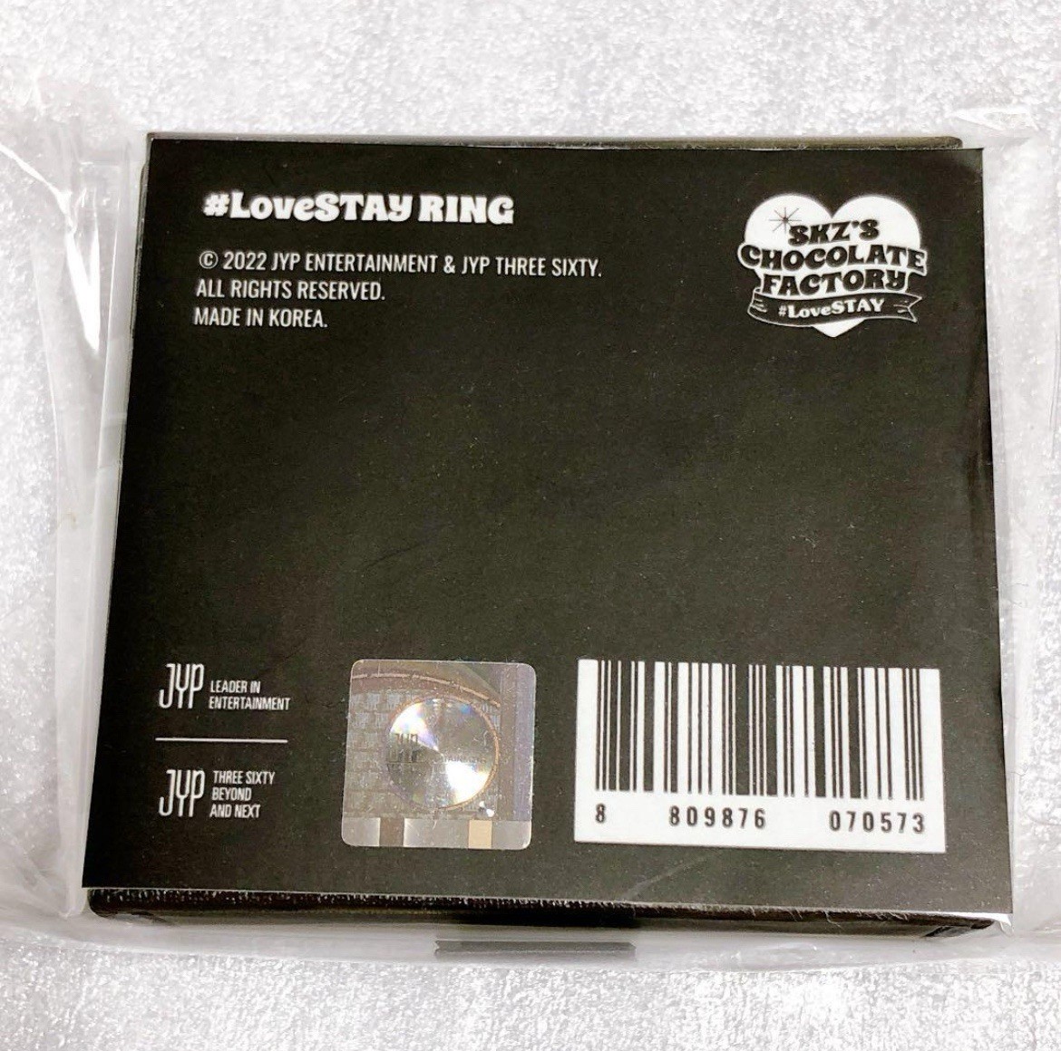 chocolatefactory lovestay リング　指輪 Stray Kids SKZ Chocolate Factory Love Stay Ring Sterling