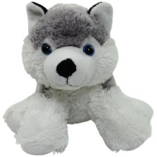 EBO Plüschtiere Süßer Husky, sitzend Kuscheltier 20cm Gebraucht Hund
