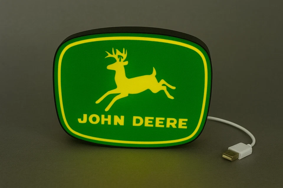 5 Lighted Farm Equipment Advertising Signs – Collectable - Image 4 of 4