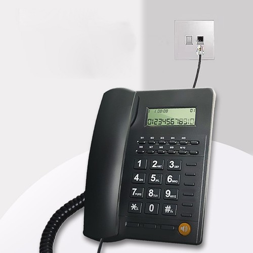 Telefon przewodowy z przyjazną dla użytkownika konfiguracją identyfikator dzwoniącego i konfigurowalnymi głośnikami - Zdjęcie 8 z 13