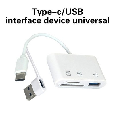 Type C Card Reader SD TF Memory Card Reader USB C OTG Adapter High Speed-y